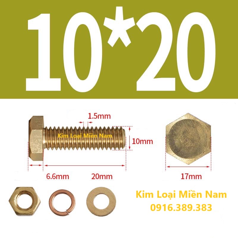 thì thầm đồng thau M10